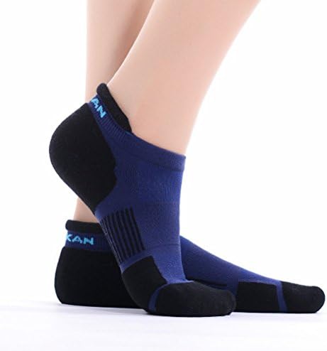llcycling Compress Socks for Athletic Run Sport and cycling5-6.5blue