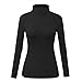 Herou Women Modal Supersoft Long Sleeve Turtle Neck Top