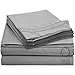Bed Sheets, Queen, Silver Light Grey - Best Quality Bedding Set Sheets on Amazon, 4-Piece Bed Set, Deep Pockets Fitted Sheet, 100% Luxury Soft Microfiber - Hypoallergenic, Cool & Breathable