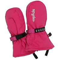 Spyder Girl's Bitsy Cubby Ski Mitten, Diva Pink, Small