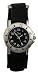 Toys : Limit 5156.24 Childrens Silver coloured Black dial, Black quick release canvas strap watch