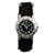 Limit  5156.24  Childrens  Silver coloured  Black dial,  Black quick release canvas strap watch