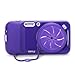 GMYLE(R Purple TPU Protective Soft Case with Camera Lens Cover for Samsung Galaxy S4 Zoom SM-C1010, SM-C102