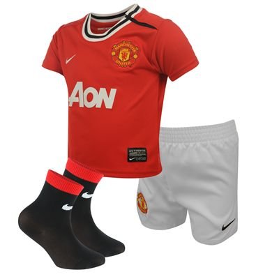 Manchester United Home Mini Football Kit 2011/12 (Baby)