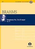 komplette Übersicht lesen Sinfonie Nr. 2 D-Dur: op. 73. Orchester. Studienpartitur + CD.: Für Orchester - Studienpartitur: 55 (Eulenburg Audio+Score)