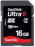 SanDisk Ultra II 16GB/15MB SDHC Card