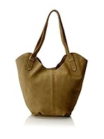 TITI COUTURE Bolso asa al hombro Fringed (Caqui)