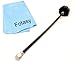 Fotasy W15 15-Inch Arri-Style Whip for Standard Follow Focus with Premier Cleaning Cloth (Black)