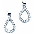 Pear Shaped Diamond Earrings