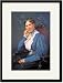Black Framed/Matted Print 17x23, Clara Barton