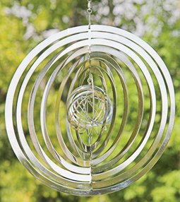 Childrens Toyshop  Outdoor Living : Wind Spinner - Omega Rings Windchime