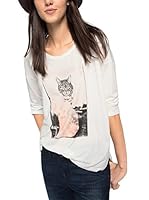 edc by ESPRIT Camiseta Manga Larga (Crudo)