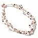 18 Beaded Three-Strand Mother-of-Pearl Necklace