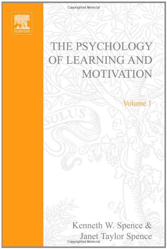PSYCHOLOGY OF LEARNING&MOTIVATION:V.1, Volume 1