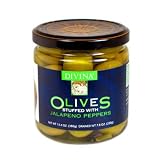 Divina Olives Stuffed with Jalapeno Peppers - 2 jars
