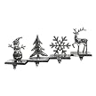 - 4 Pk Stocking Holders-Holiday Icons
