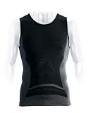 FALKE Herren/uni Sport-Unterw&auml;sche Running Athletic Fit Singlet, black, M, 39543