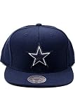 Dallas Cowboys Mitchell & Ness Vintage Basic Logo Blue Snap Back Hat