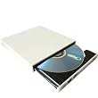 AGPtek Slim Lightscribe External Laptop Notebook Rewriteable CD and 8X DVD + - RW Dual Layer Read write DVD Drive for Acer Aspire One 8.9 (all) mini laptops and Acer Aspire One AO751h AOA110 AOA150 AOD150 AOD250 seires Netbooks [ White colour ] "