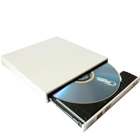 AGPtek Slim Lightscribe External Laptop Notebook Rewriteable CD and 8X DVD +/- RW Dual Layer Read/write DVD Drive for Acer Aspire One 8.9