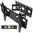 CHEETAH MOUNTS PLASMA LCD FLAT SCREEN TV ARTICULATING FULL MOTION DUAL ARM WALL MOUNT BRACKET FOR 32-55 DISPLAYS UP TO 165LBS BLACK