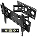 CHEETAH MOUNTS APDAM3B PLASMA LED LCD ARTICULATING DUAL ARM FLAT SCREEN TV WALL MOUNT BRACKET