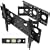 CHEETAH MOUNTS PLASMA LCD FLAT SCREEN TV ARTICULATING FULL MOTION DUAL ARM WALL MOUNT BRACKET FOR 32-55" DISPLAYS UP TO 165LBS BLACK
