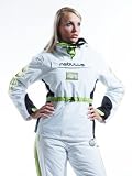 Nebulus Skidoo Race - Blouson de ski femme - Colonne d'eau 10000 mm - Blanc/vert - 38/M