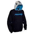 Carolina Panthers NFL "Helmet" Hooded Fleece Pullover (Black)