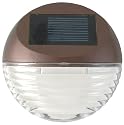 Moonrays 95027 Wall/Post Mount Solar Deck Light, Round