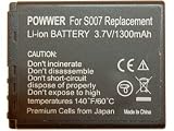 Panasonic Lumix DMC-TZ1, DMC-TZ3, DMC-TZ2 - Replacement Battery (Premium Japanese Cells, 1300 mAh, 5-YR Warranty) (by Wasabi Power®)