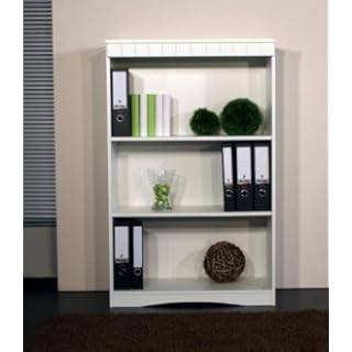 444: Aktenregal im Landhausstil, in weiß - deutsche Prod. -