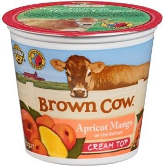 Brown Cow: Apricot Mango Whole Milk Yogurt 6 Oz (12 Pack)