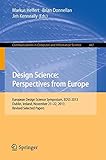 Design science : perspectives from Europe