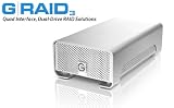 G-Tech G-RAID3 - Hard drive array - 2 TB ( SATA-300 ) - 2 x HD 1 TB - FireWire 800, Hi-Speed USB, Serial ATA-300, FireWire 400 (external)
