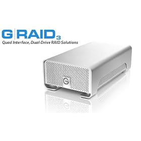 G-Tech G-RAID3 - Hard drive array - 2 TB ( SATA-300 ) - 2 x HD 1 TB - FireWire 800,... by G-Tech