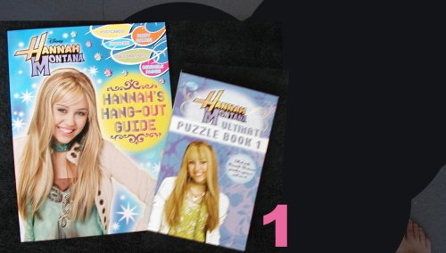 Childrens Toyshop  Toys : Set of 2 Hanna Montana Activity and Puzzle Books
