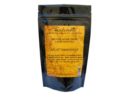 Tealandia Decaf Pineapple Tea, 1.76-Ounce Bags (Pack of 2) by Decaf Teas