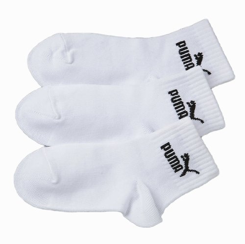 PUMA（プーマ）キッズ サイドロゴ3足組クルーソックス 4296-766