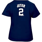 Derek Jeter New York Yankees Women's Name and Number Tee