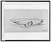 Historic Print (L): [Design drawing for Avanti automobile, rear view from passenger's side]