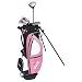 Voit XP Junior Golf Set for Girls Ages 8-12 Clubs & Pink Stand Bag