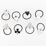 BIANHUAN ヘアゴム 8個セット 大人 レディース かわいい ヘアアクセサリー 髪留め ゴム シンプル 人気