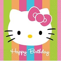 Hello Kitty Birthday Lunch Napkins 16ct