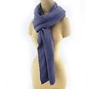 Scarf 'french touch' "Zen" blue.