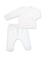 Pasito a Pasito Set / 2 Pcs. Camisetas+Polainas (Beige)