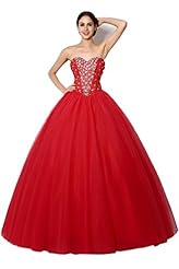 Sequined Lace-Up Tulle  Natural   Waistline  Ball Gown Quinceanera Dress 