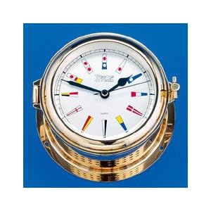 Weems and Plath Martinique Collection Quartz Clock (Flag) by