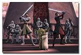 Star Wars: The Clone Wars (Group) Movie Poster Print - 24