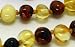 WildSheep Baltic Amber Teething Anklet: Baroque MultiColour 17cm
